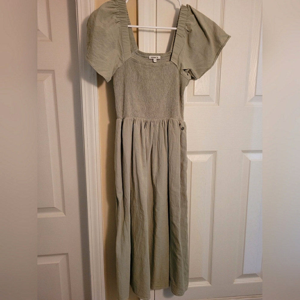 Old Khaki green dress size 6